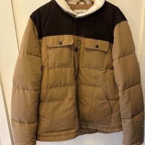 Levi's Men's Two-Tone Puffer Jacket